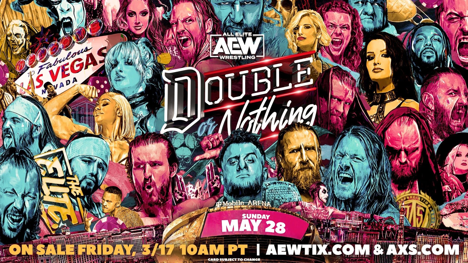 All Elite Wrestling: Double or Nothing background