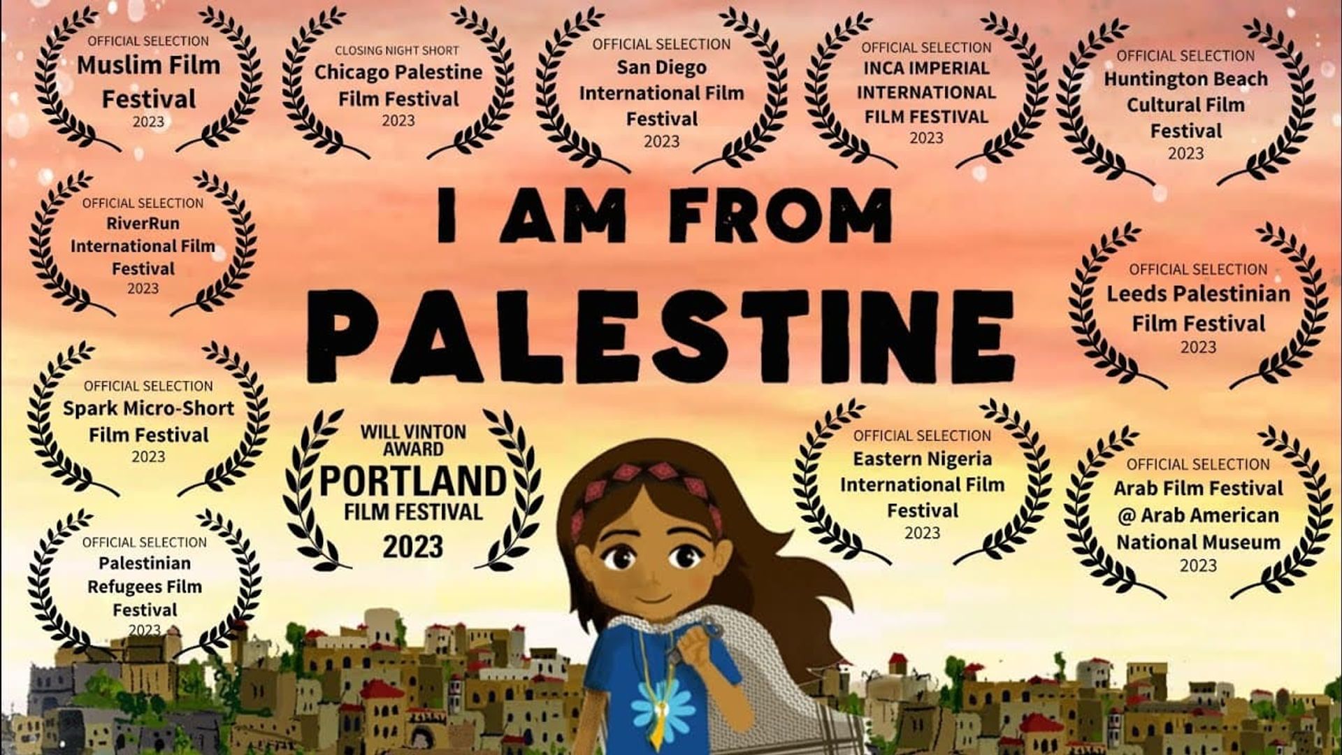 I Am from Palestine background