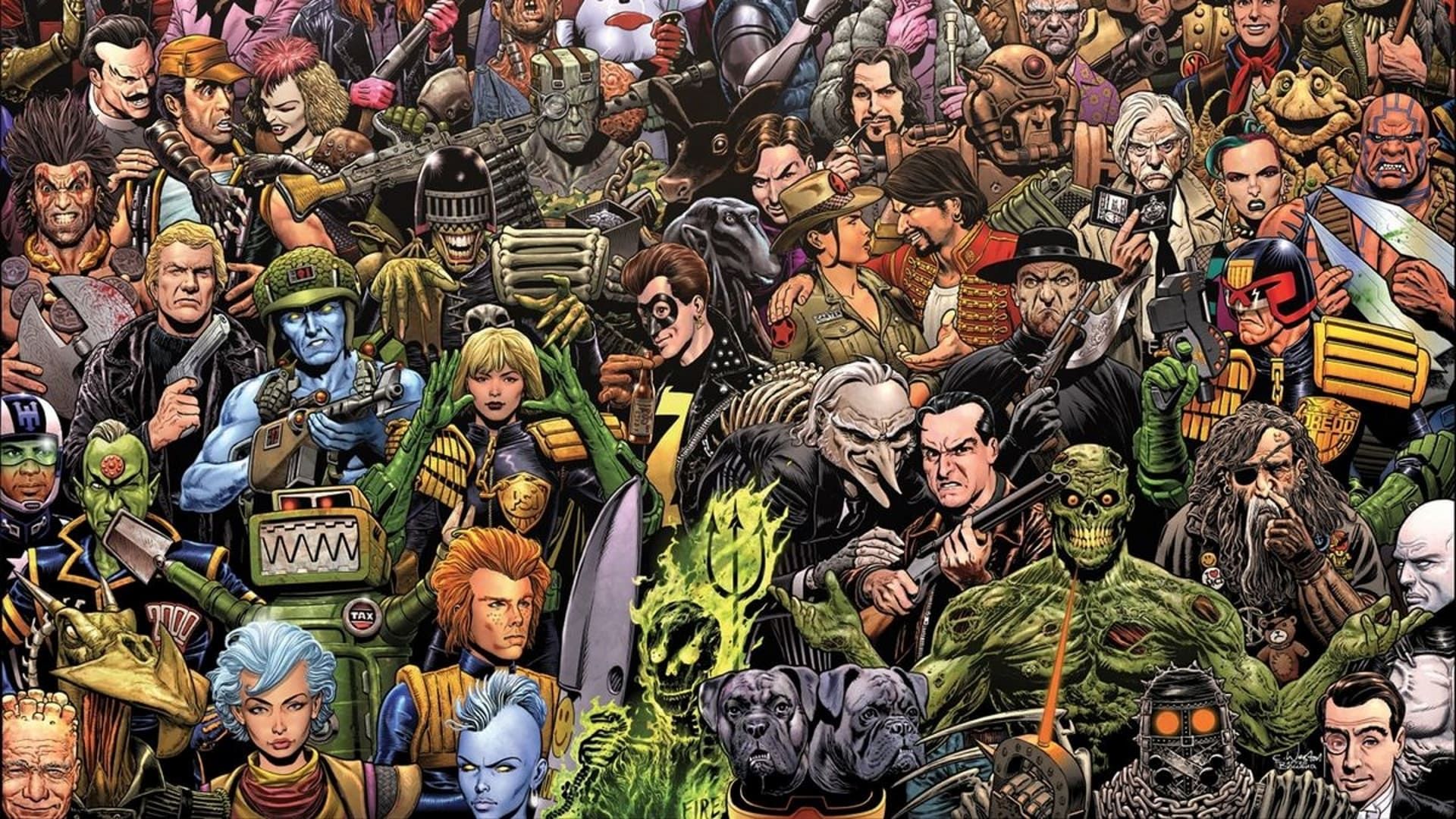 Future Shock! The Story of 2000AD background
