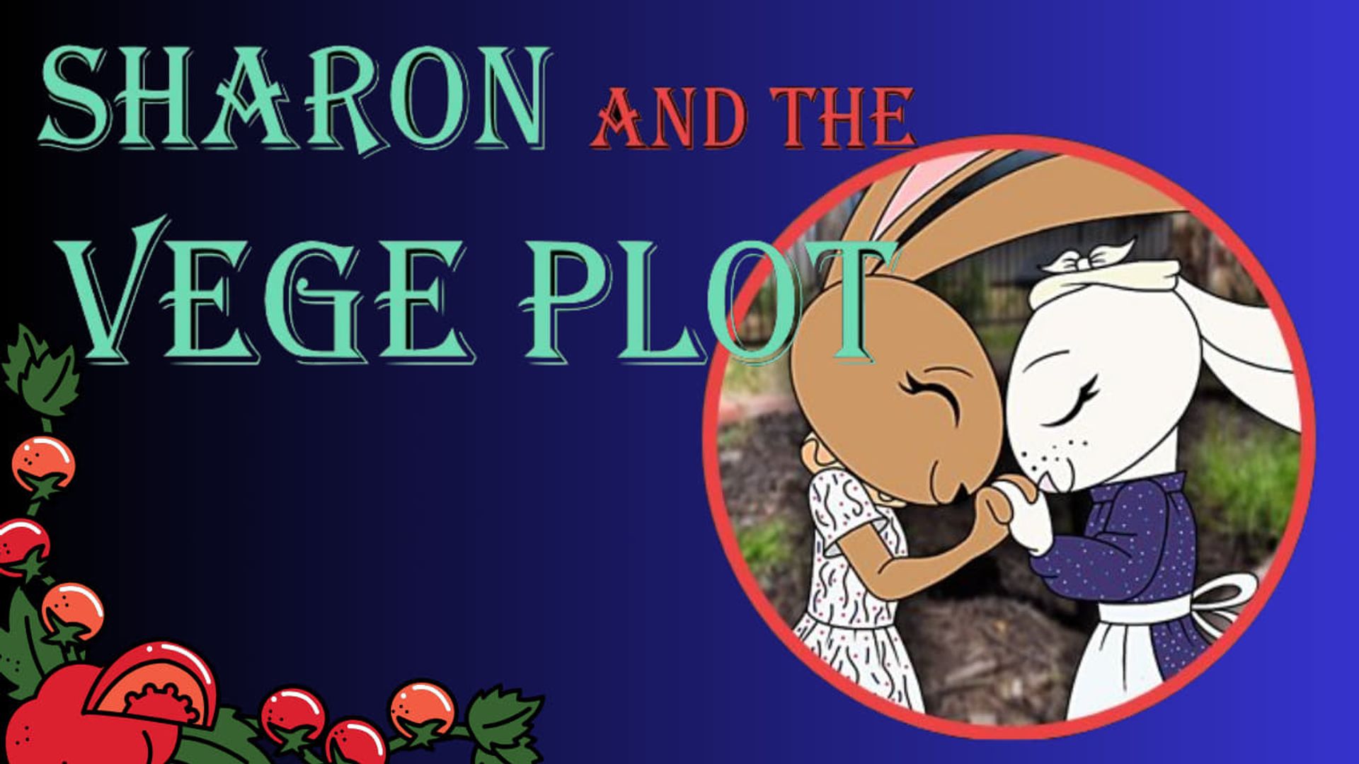 Sharon and the Vege Plot background