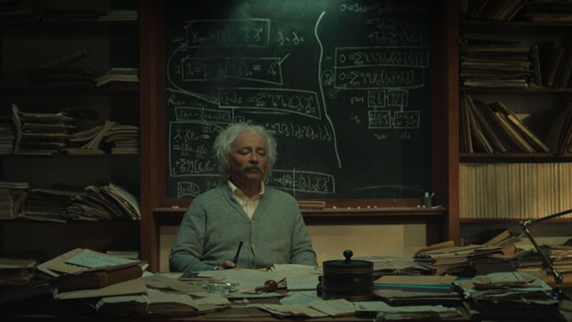Einstein and the Bomb background