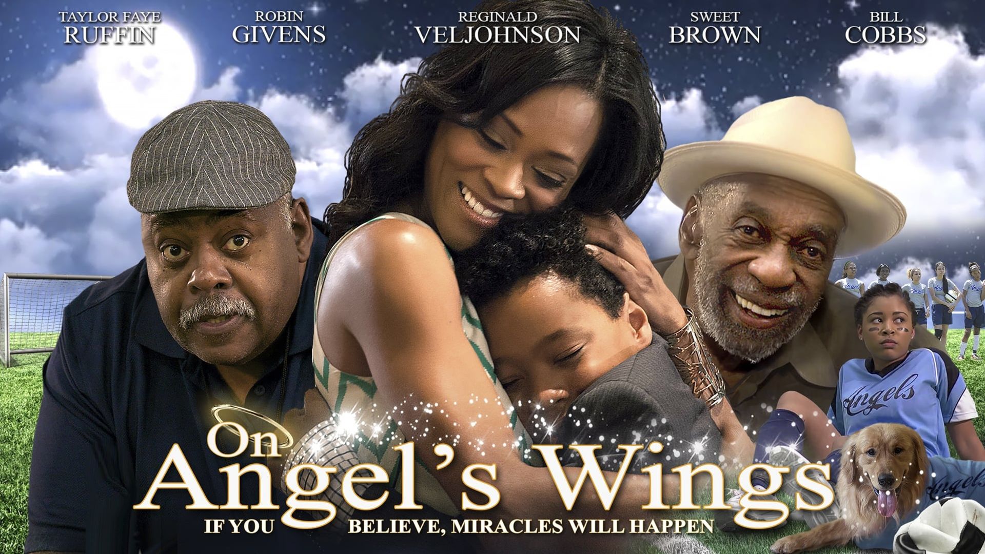 On Angel's Wings background