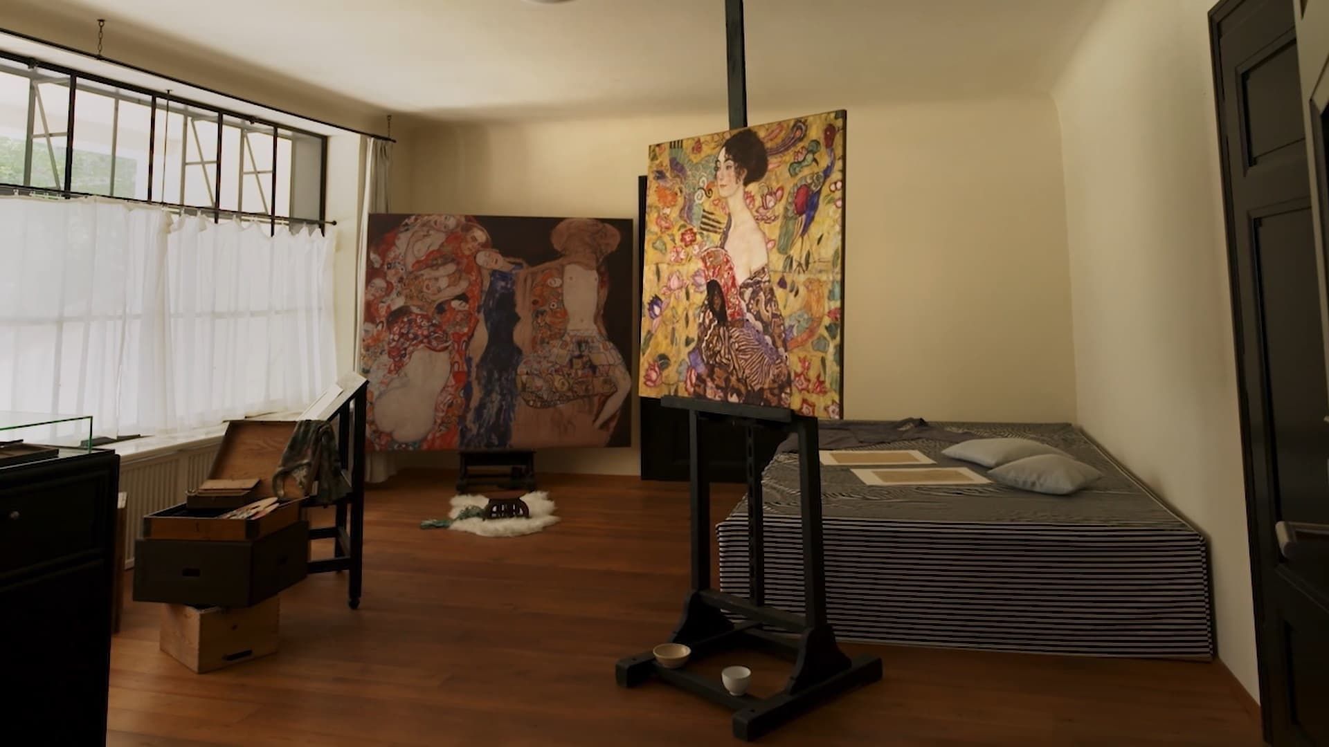 Exhibition on Screen: Klimt & The Kiss background