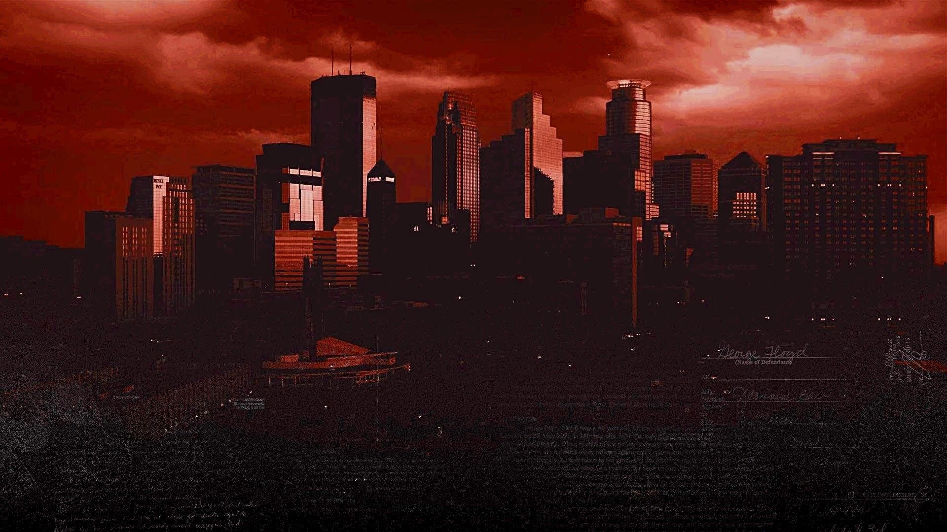 The Fall of Minneapolis background