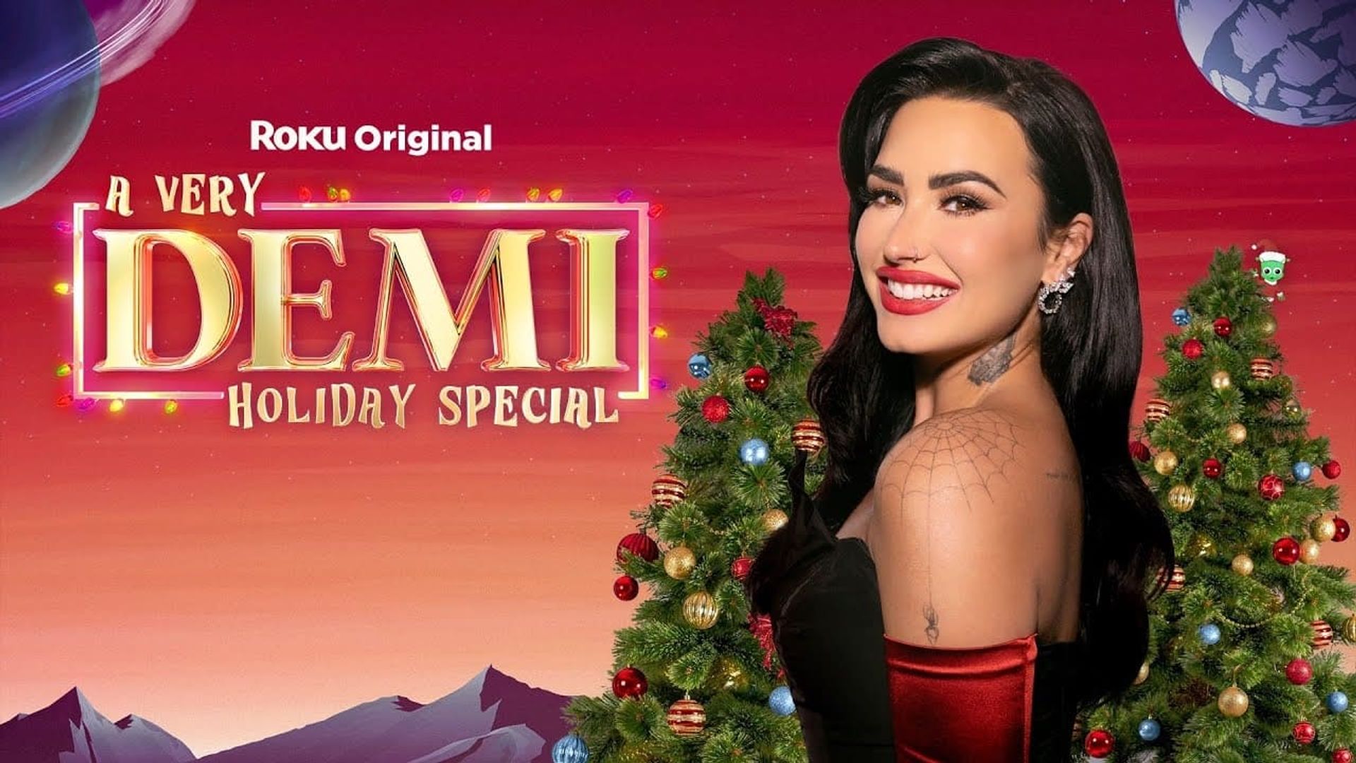 A Very Demi Holiday Special background