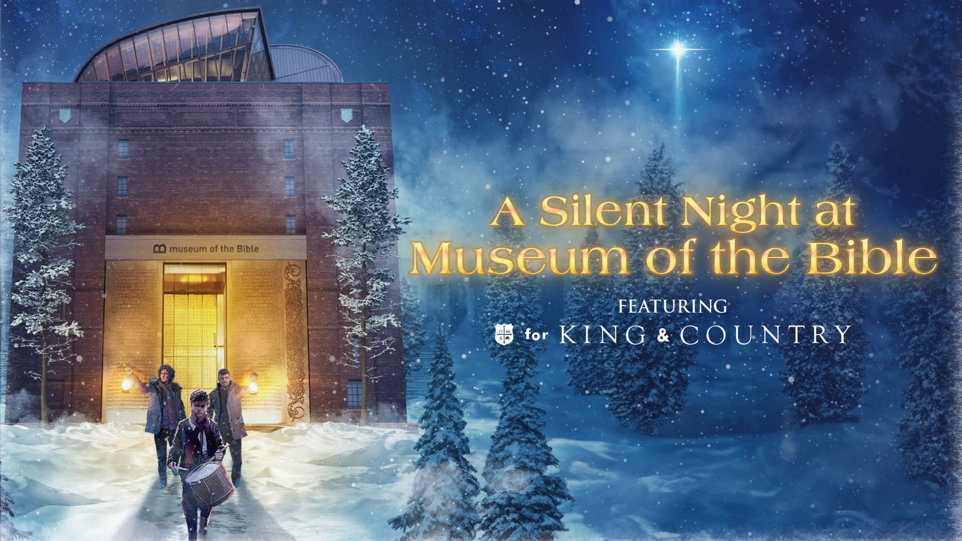 A silent Night at Museum of the Bible featuring for King & Country background