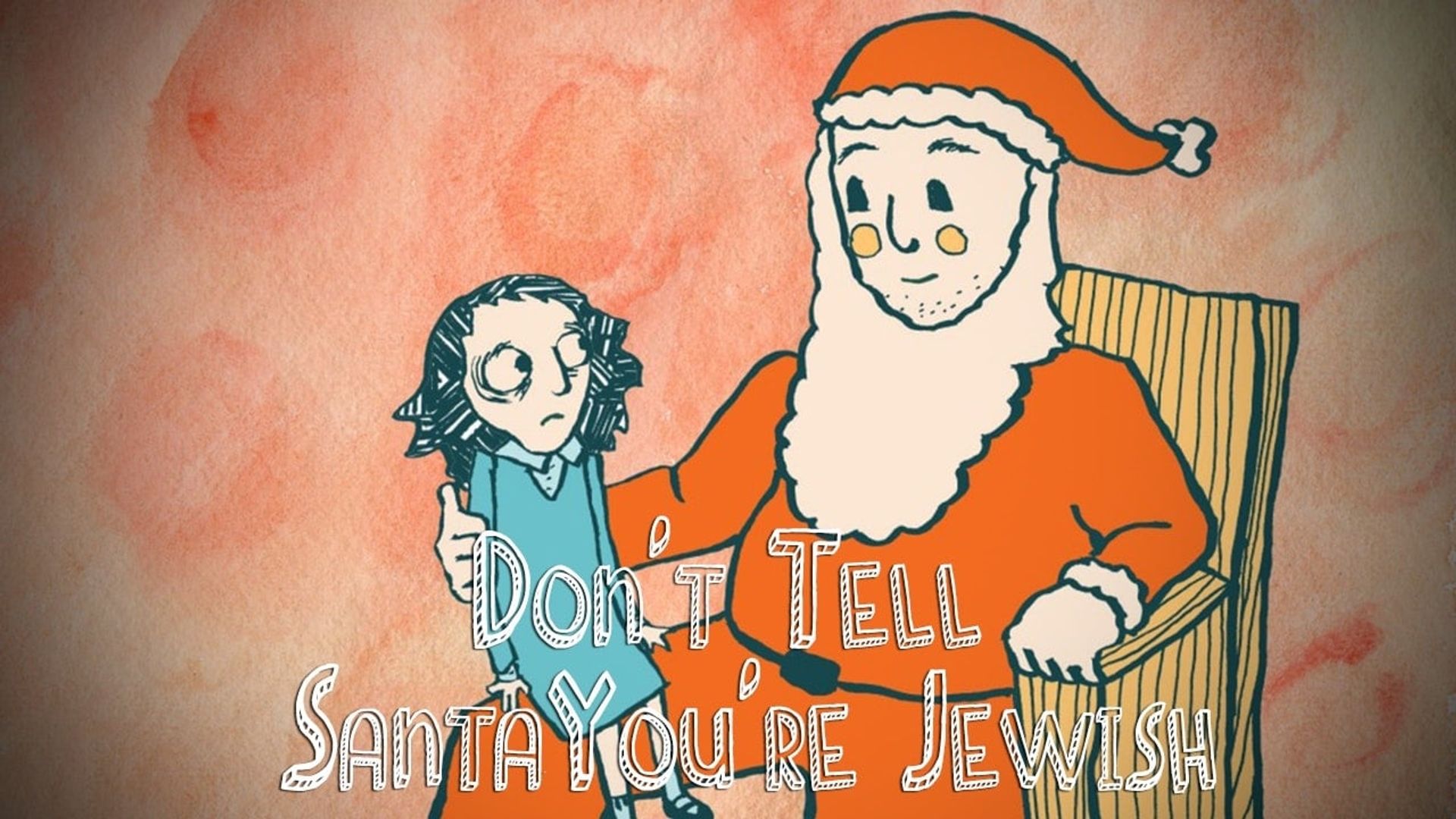 Don't Tell Santa You're Jewish! background