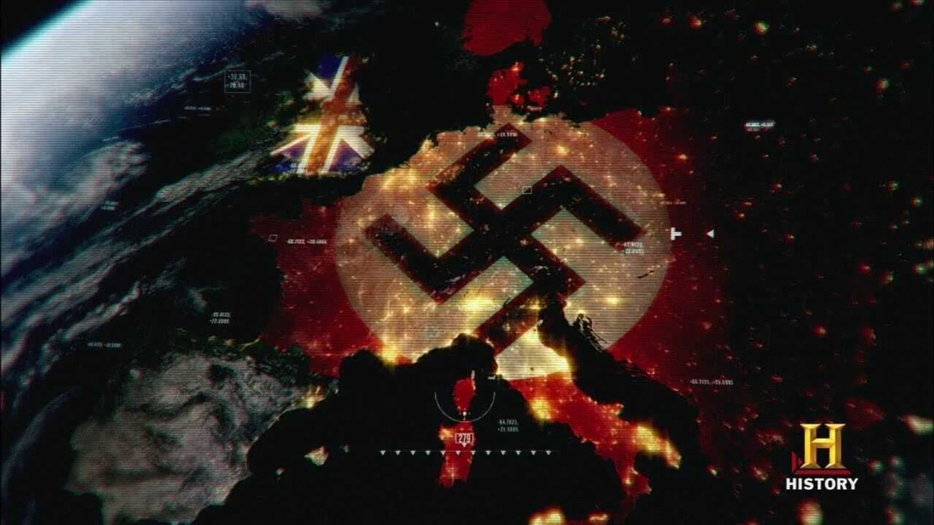 WWII from Space background