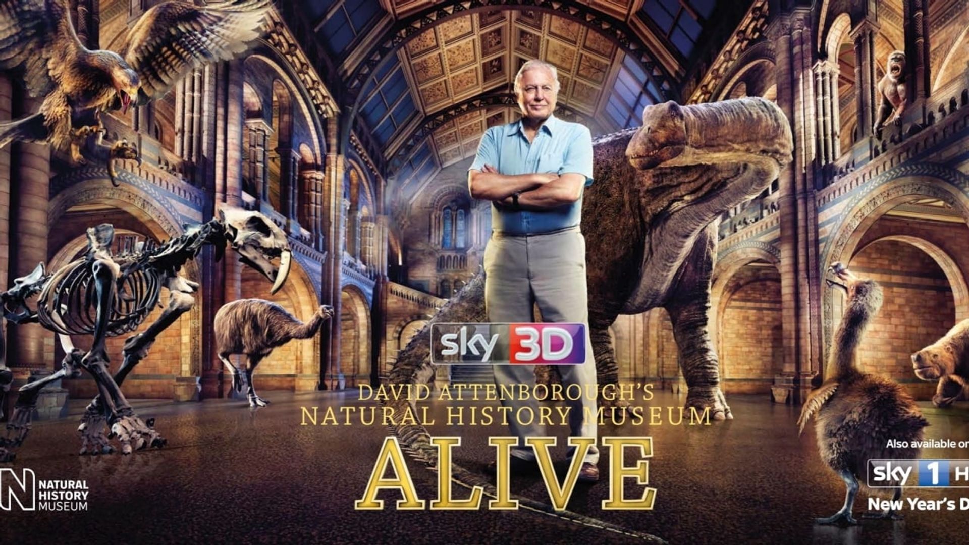 David Attenborough's Natural History Museum Alive background