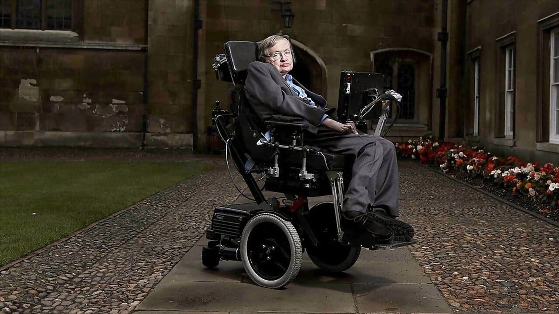 Stem Cell Universe with Stephen Hawking background