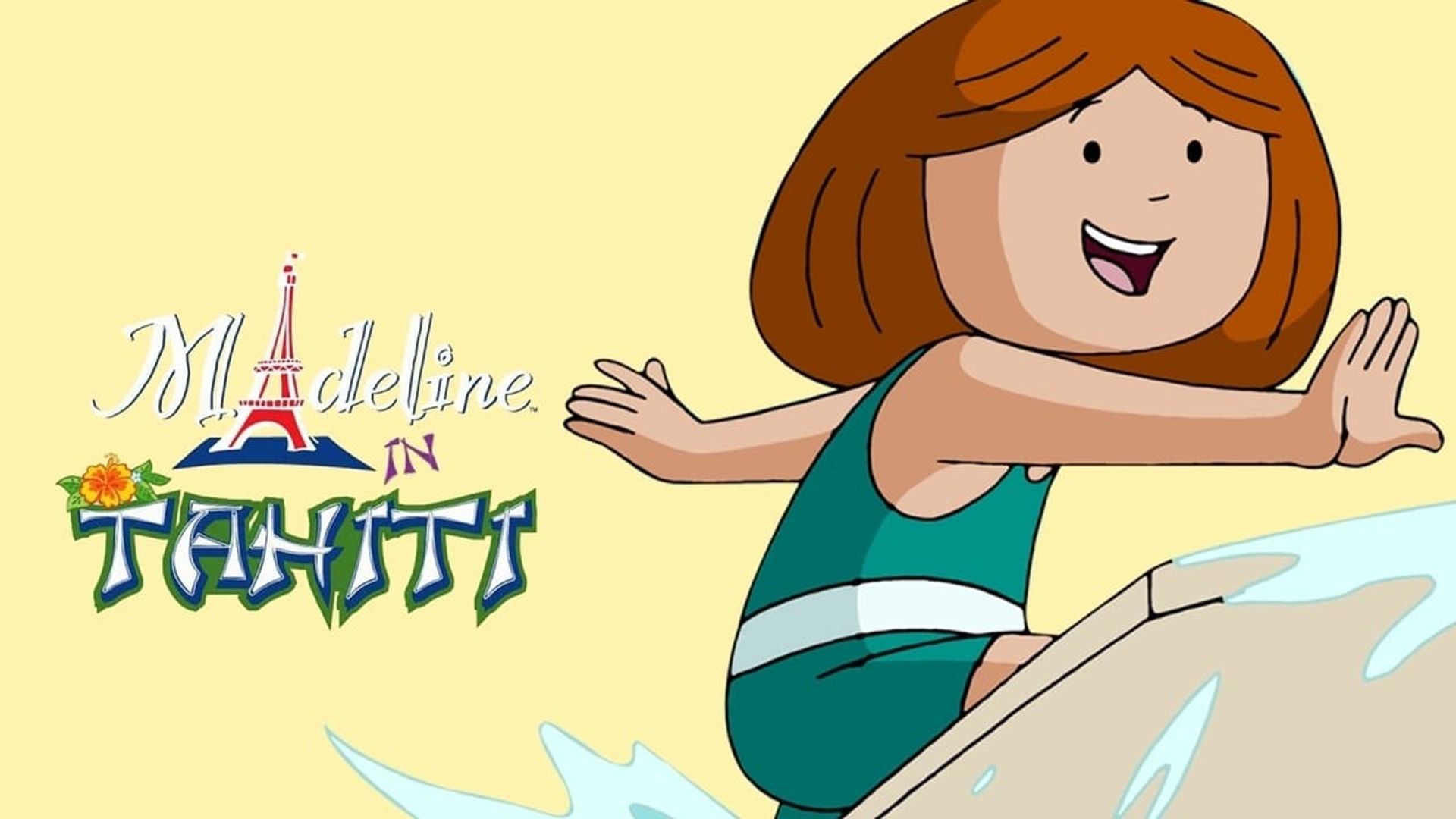 Madeline in Tahiti background