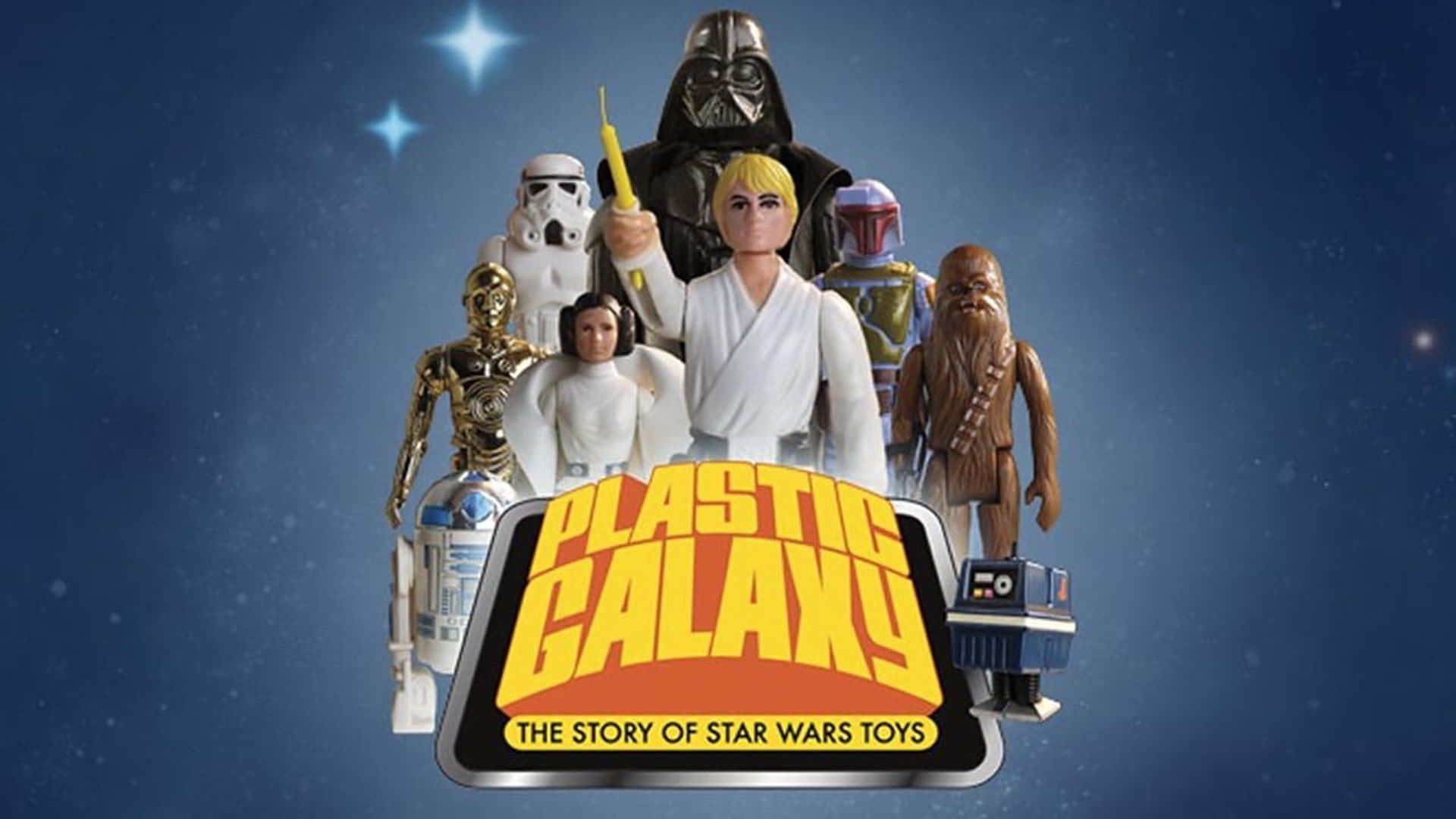 Plastic Galaxy: The Story of Star Wars Toys background
