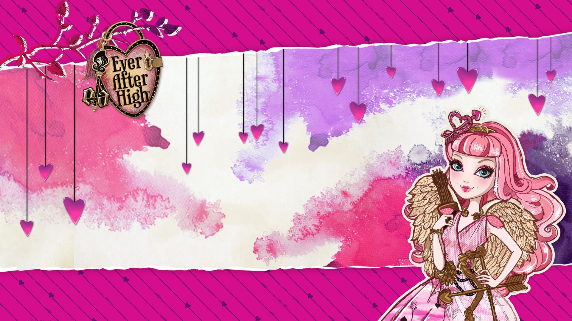 Ever After High: True Hearts Day background