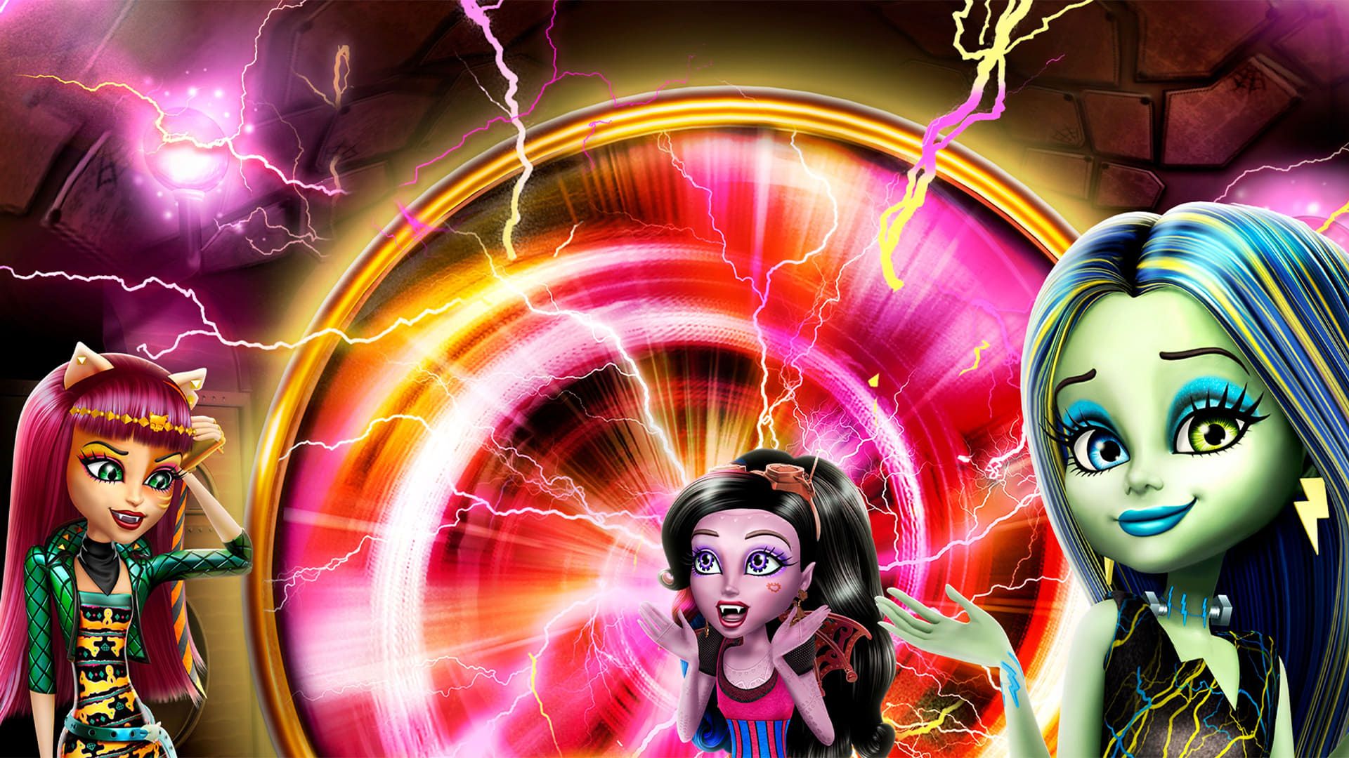 Monster High: Freaky Fusion background