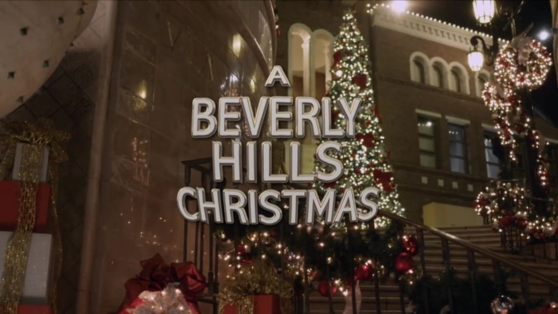 Beverly Hills Christmas background