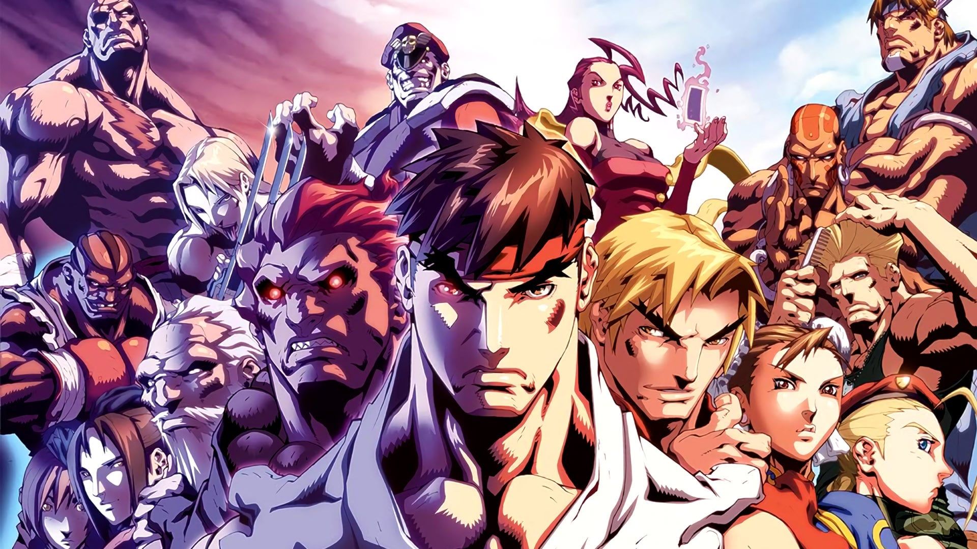 Street Fighter: The New Challengers background