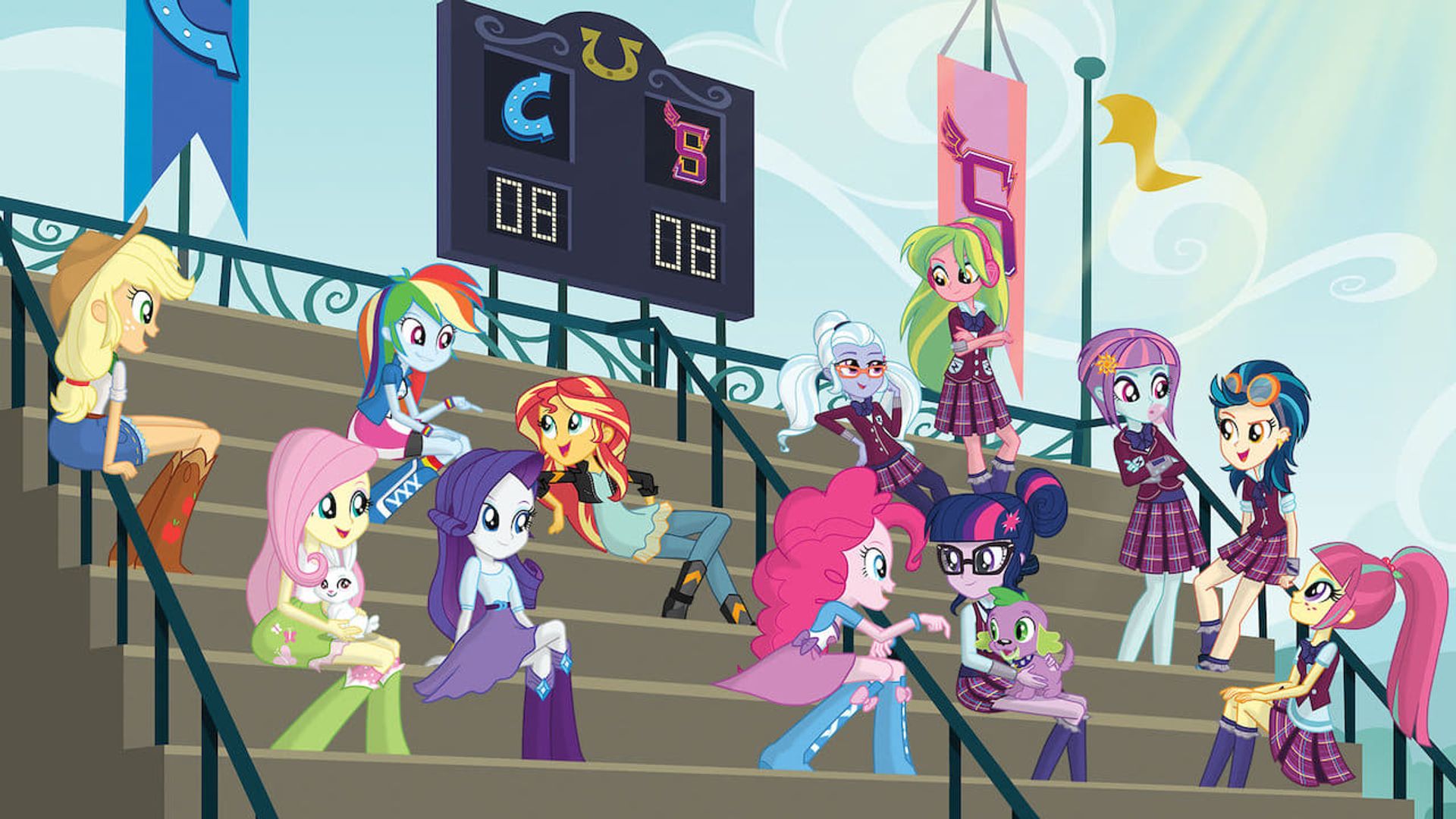 My Little Pony: Equestria Girls - Friendship Games background