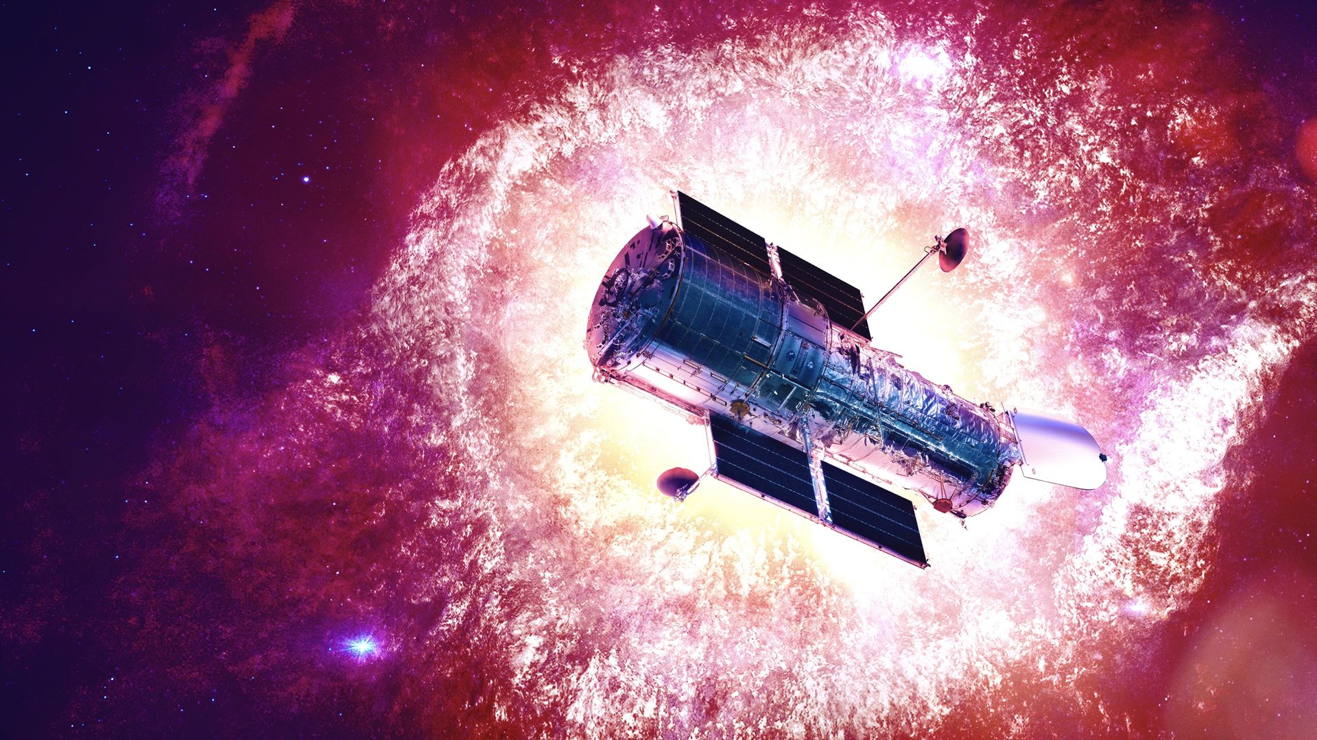 Hubble's Cosmic Journey background
