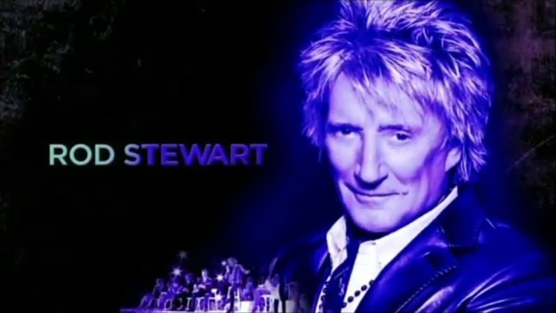 Rod Stewart at the BBC background