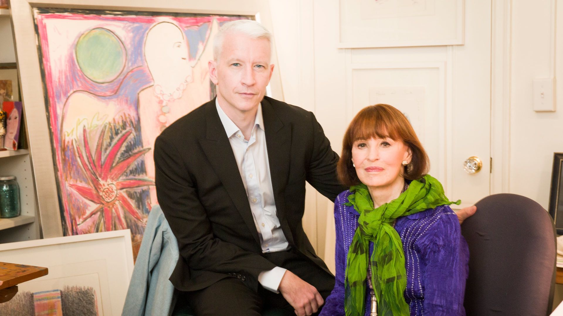 Nothing Left Unsaid: Gloria Vanderbilt & Anderson Cooper background