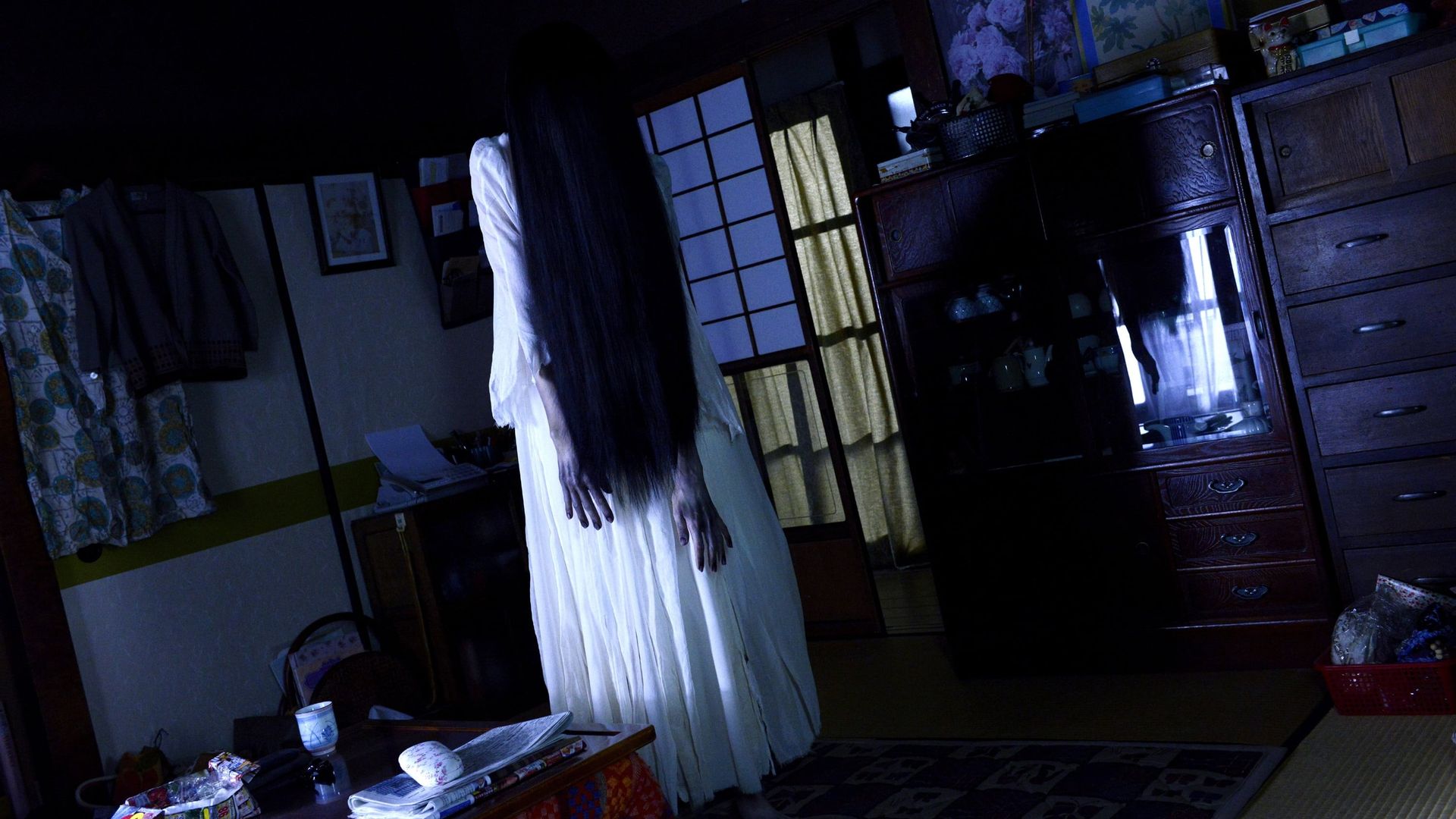Sadako vs. Kayako background
