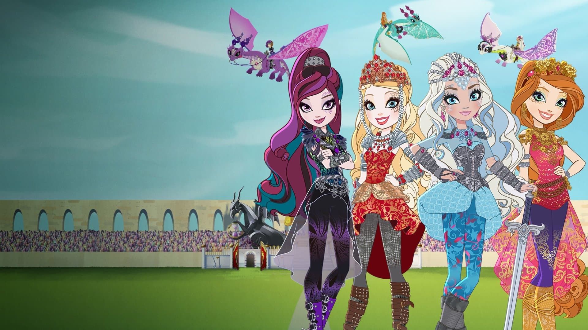 Ever After High: Dragon Games background