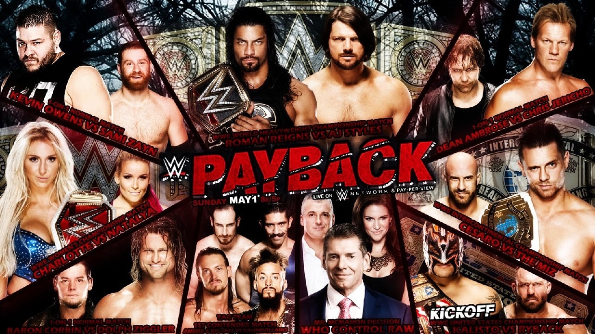 WWE Payback background