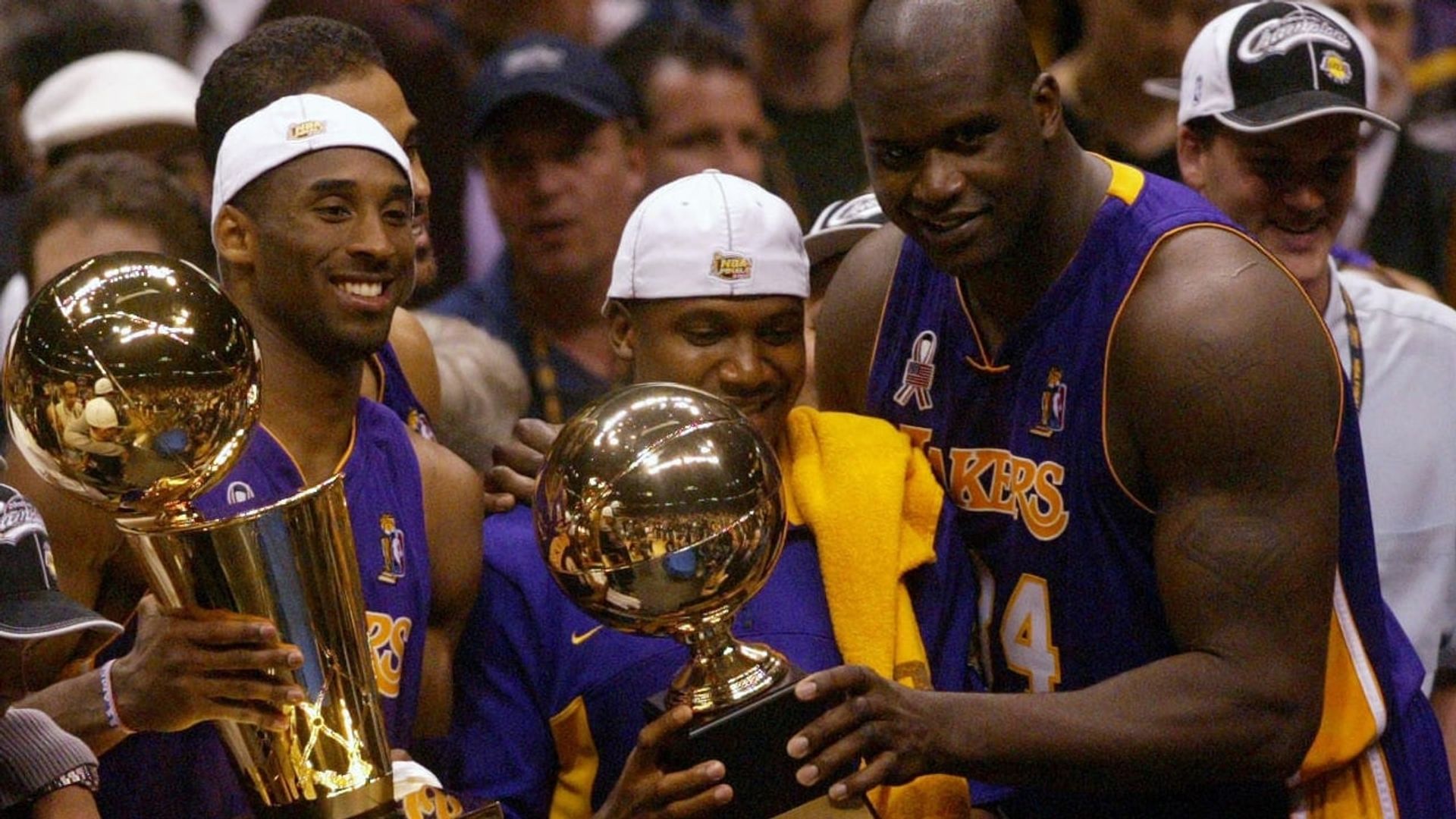 2001-2002 Los Angeles Lakers NBA Champions background
