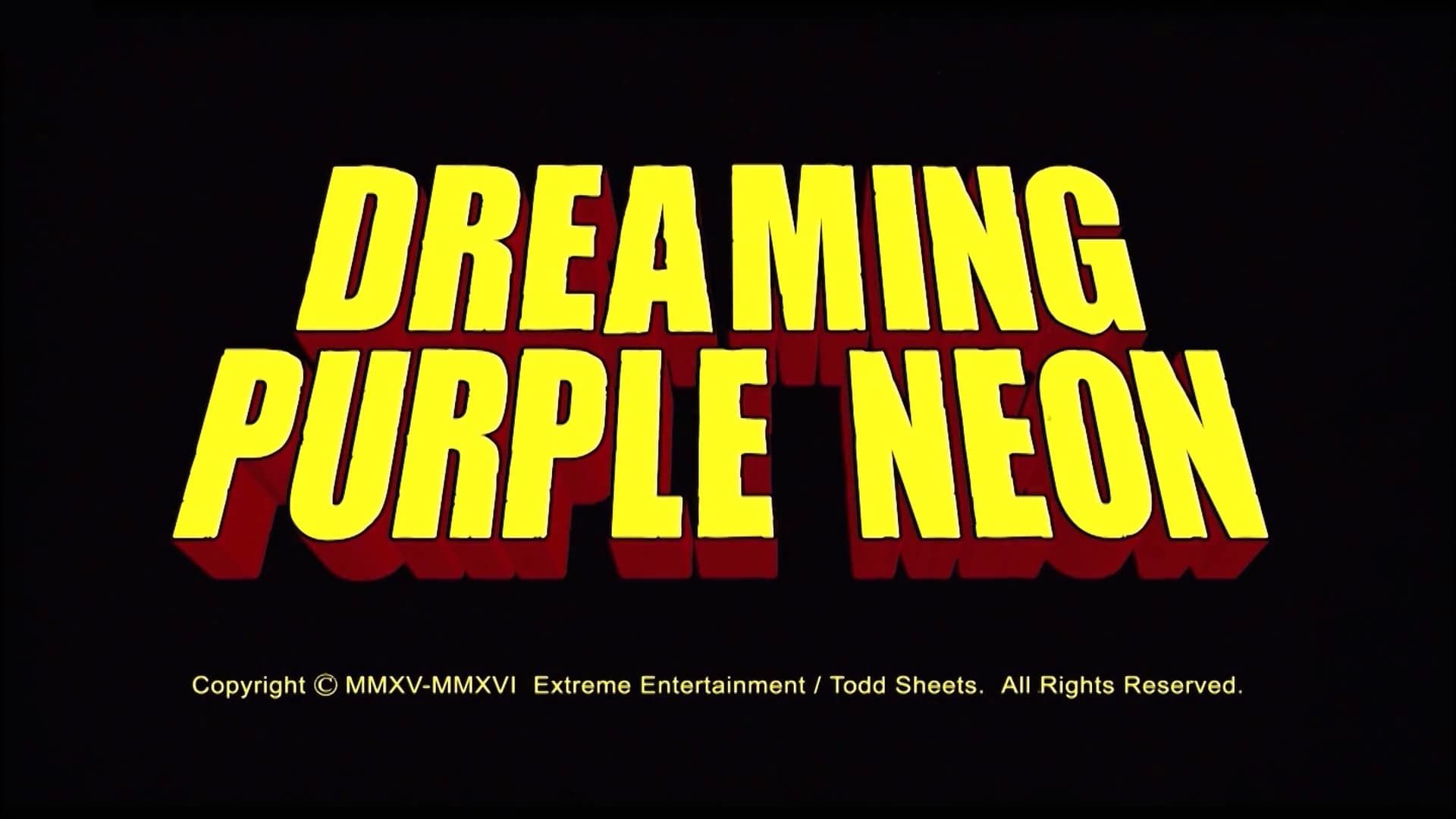 Dreaming Purple Neon background