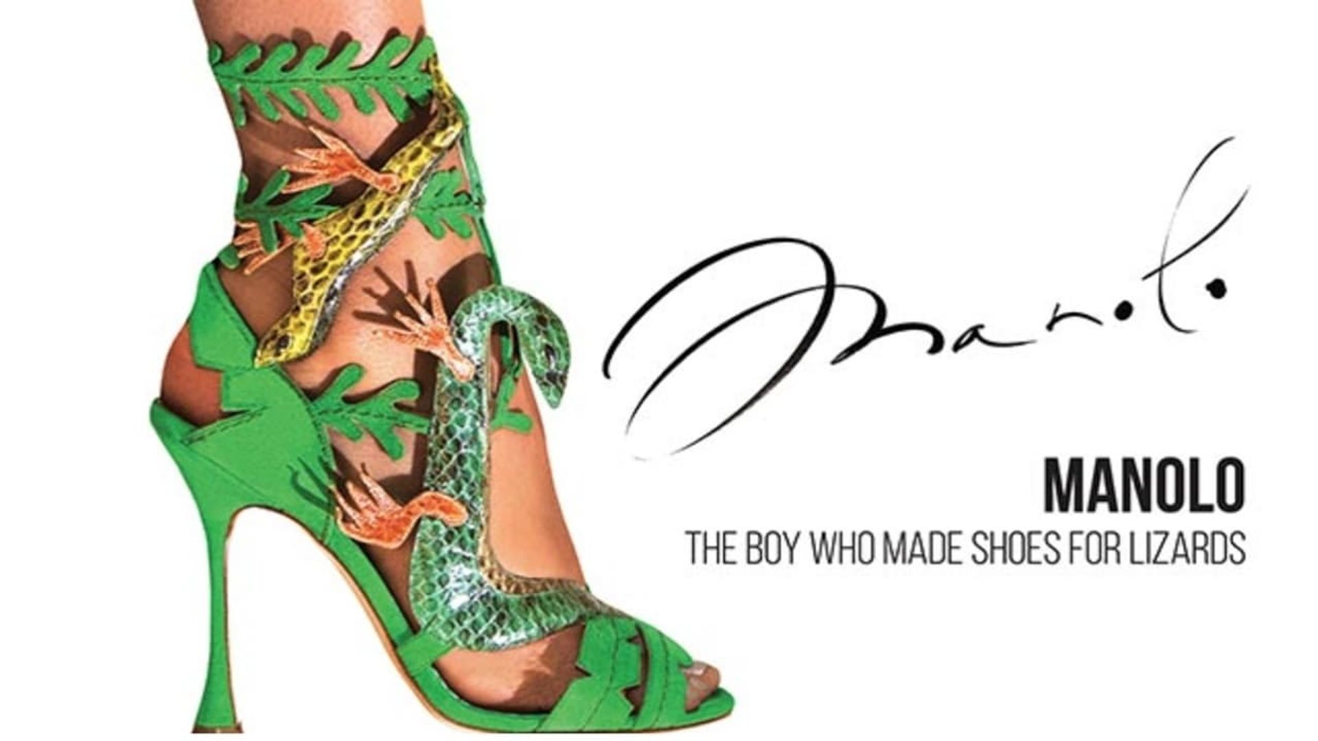 Manolo: The Boy Who Made Shoes for Lizards background