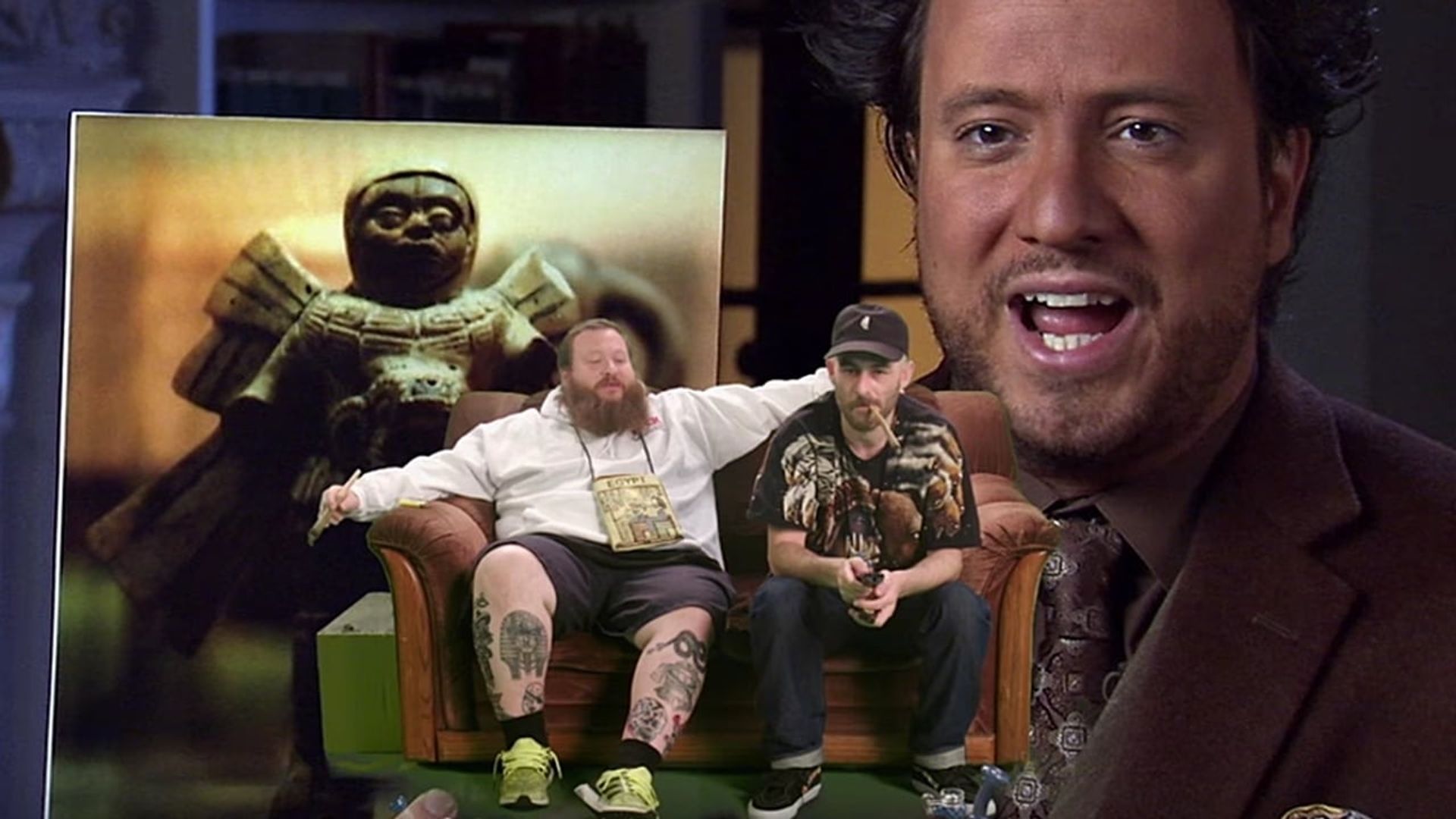 Traveling the Stars: Ancient Aliens with Action Bronson and Friends - 420 Special background