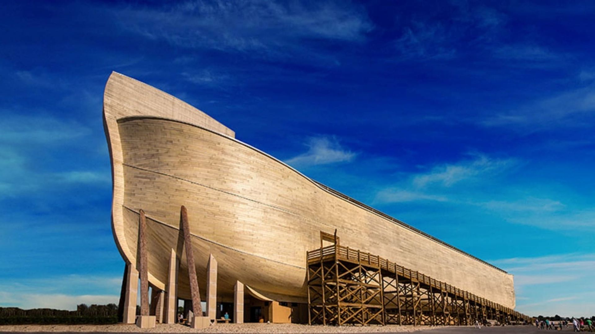 The Building of the Ark Encounter background
