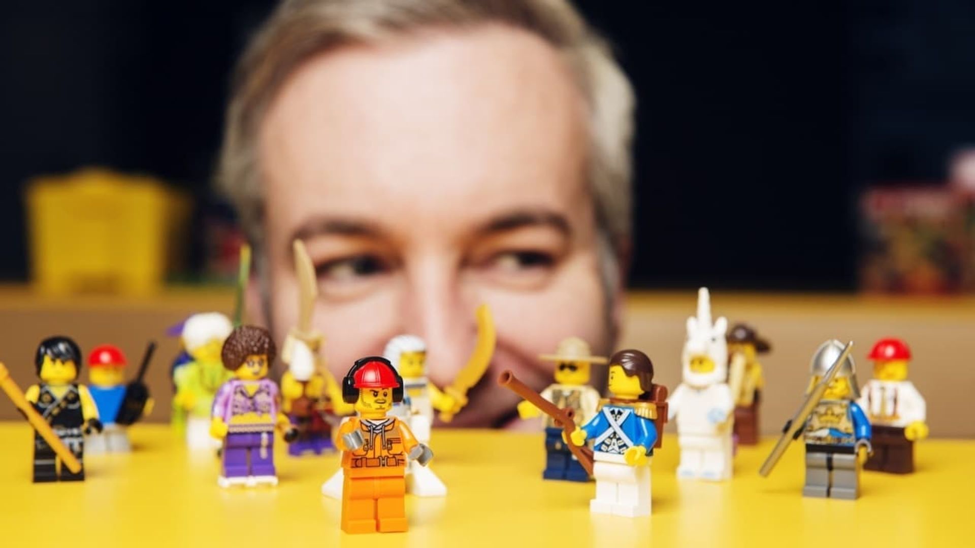 The Secret World of Lego background