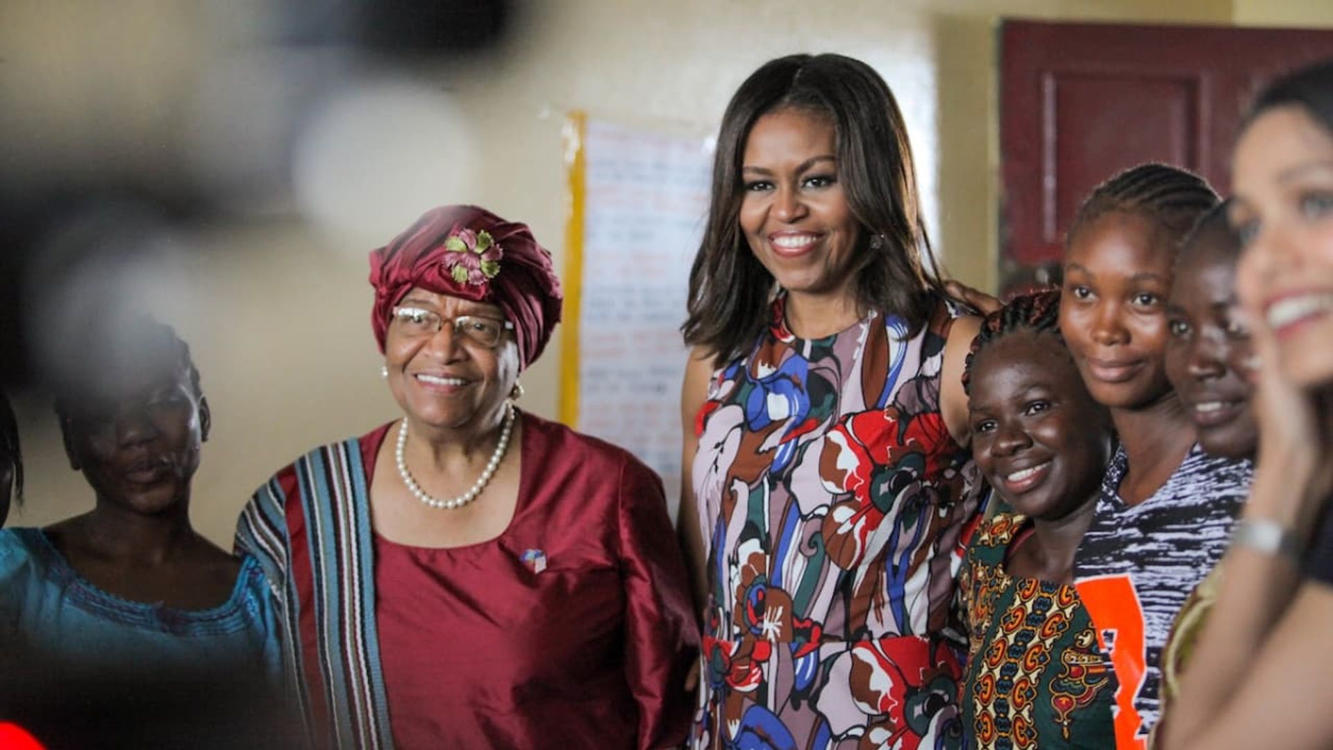 We Will Rise: Michelle Obama's Mission to Educate Girls Around the World background