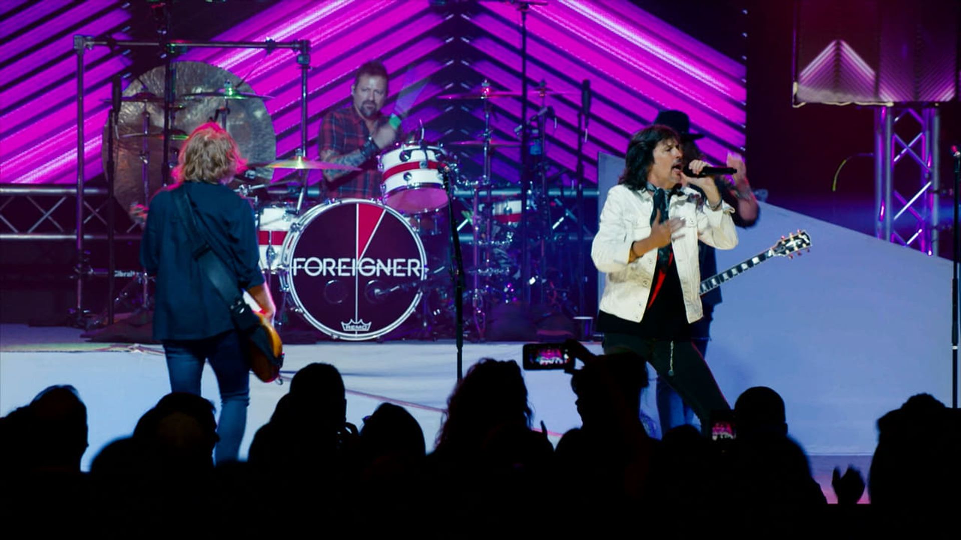 Foreigner Double Vision 40 Live.Reloaded background