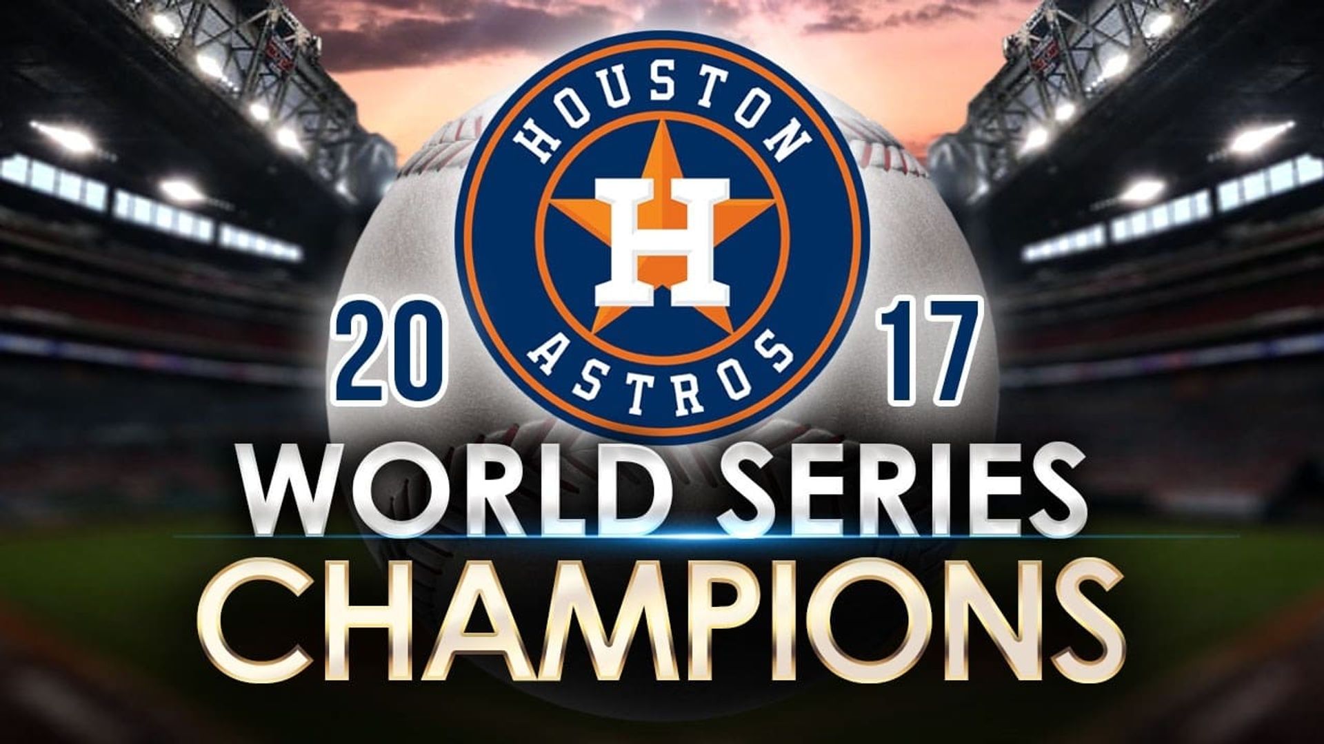 The 2017 World Series background