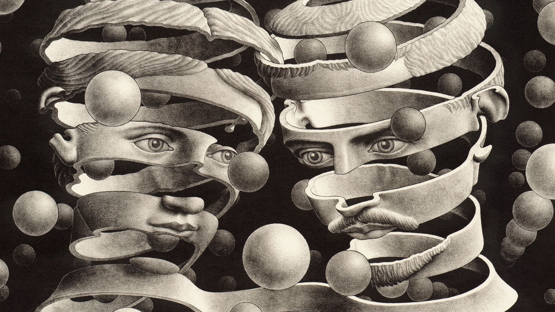 M.C. Escher: Journey to Infinity background