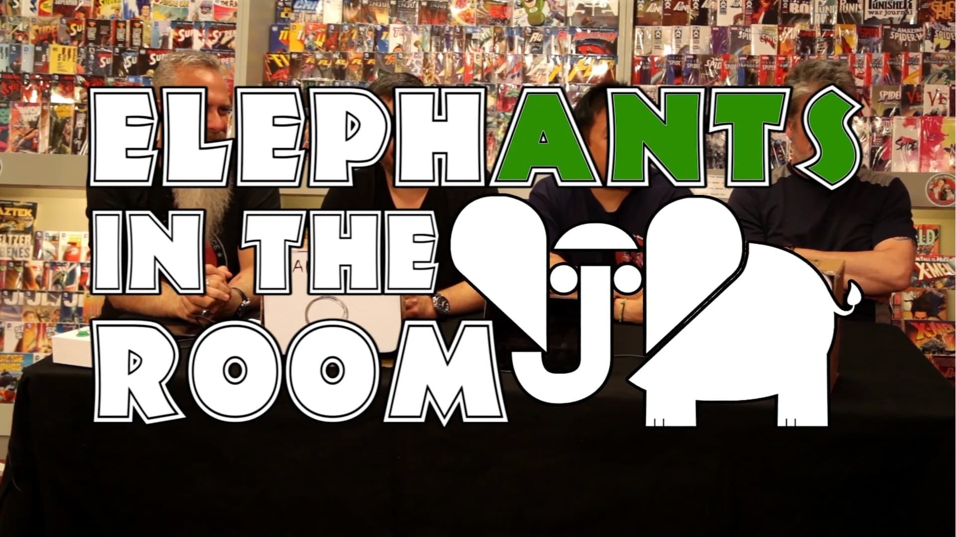 Tell 'Em Steve Dave Presents: ElephANTS in the Room background