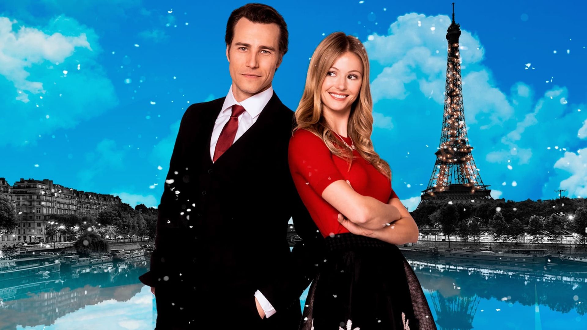 Christmas in Paris background