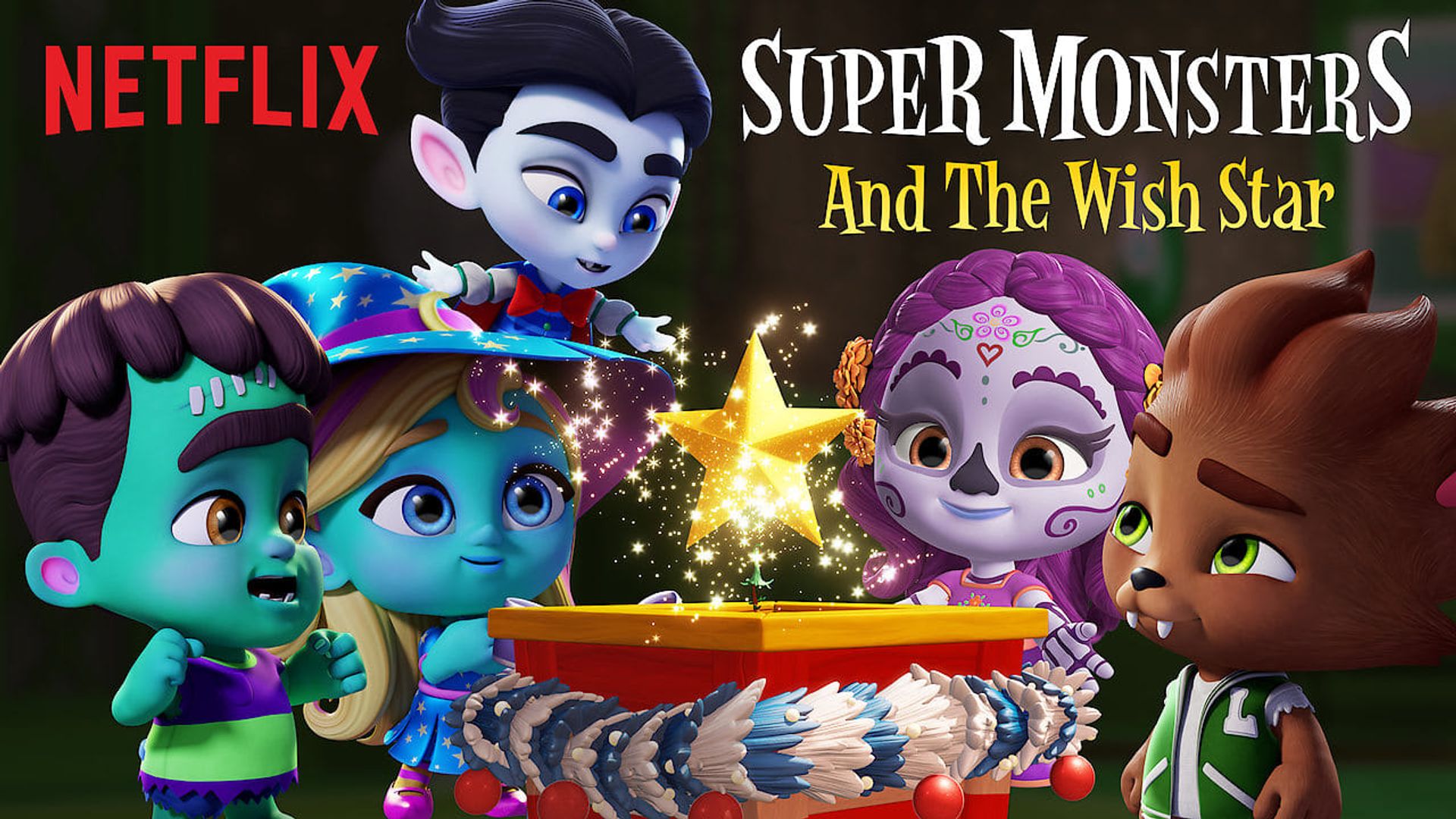 Super Monsters and the Wish Star background