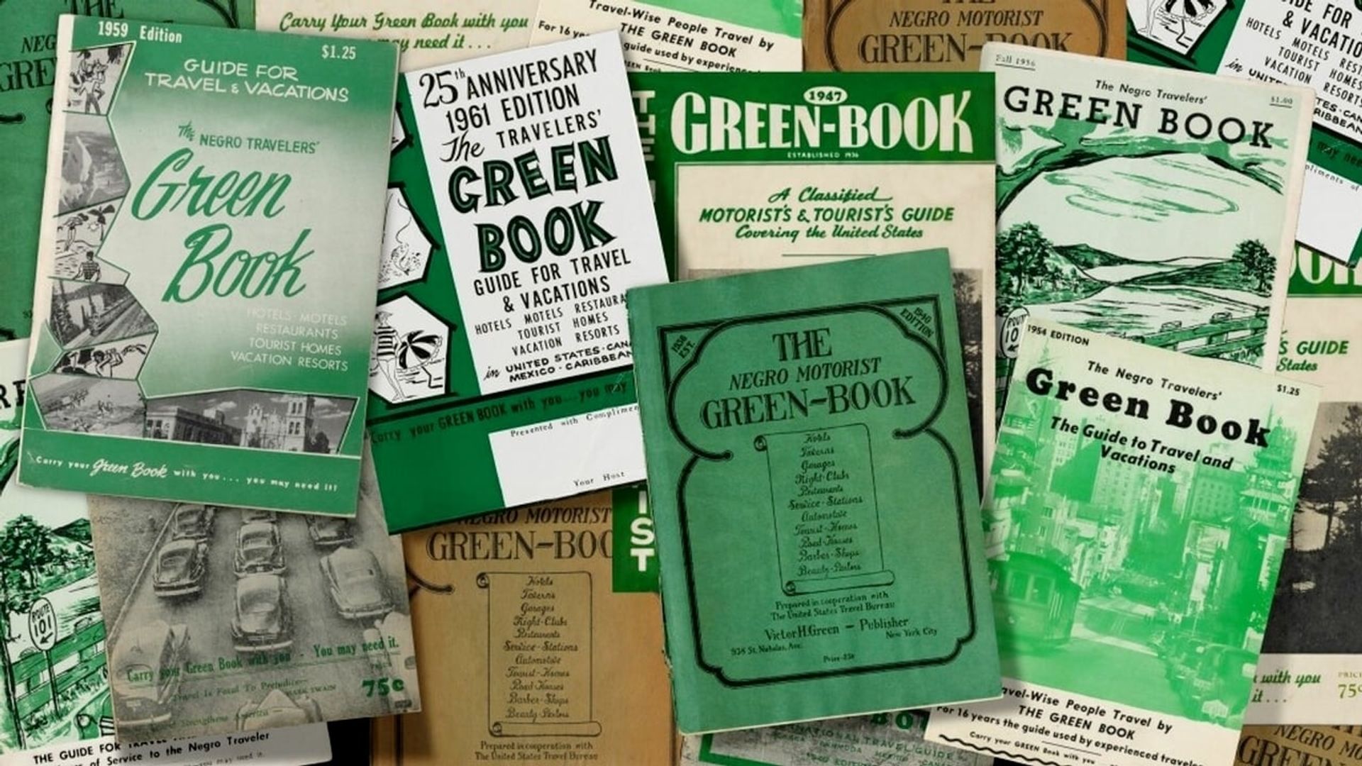 The Green Book: Guide to Freedom background