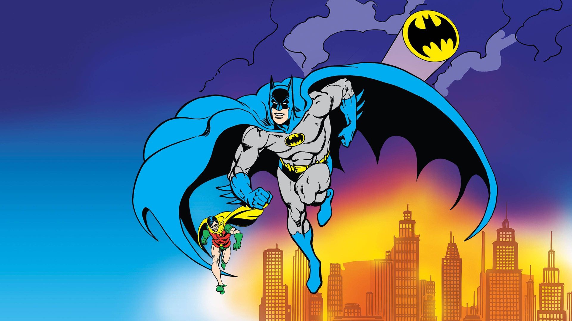 The Adventures of Batman background