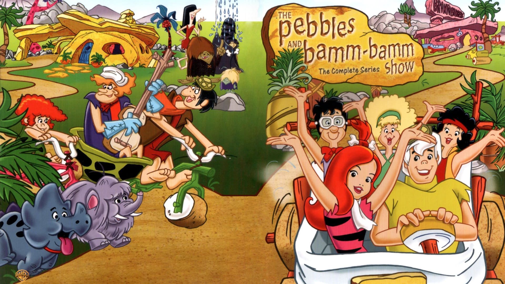 The Pebbles and Bamm-Bamm Show background