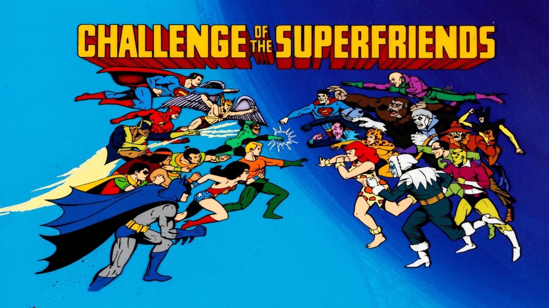 Challenge of the Super Friends background
