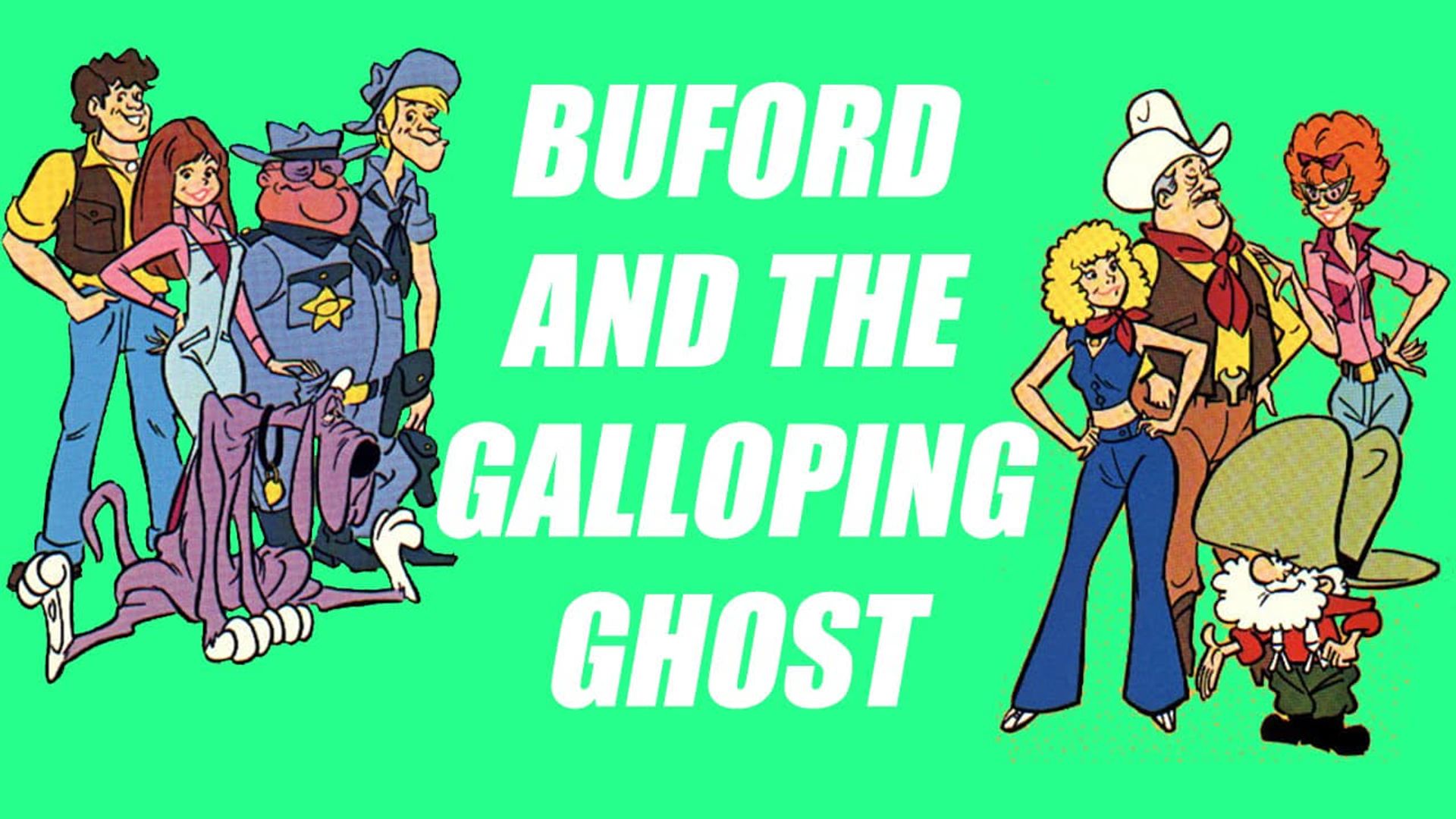 Buford and the Galloping Ghost background