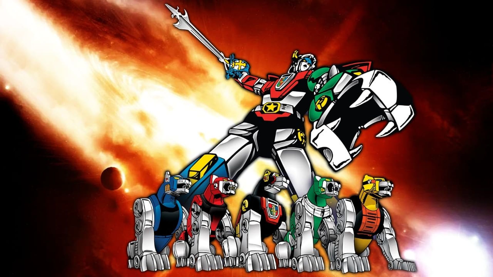 Voltron: Defender of the Universe background