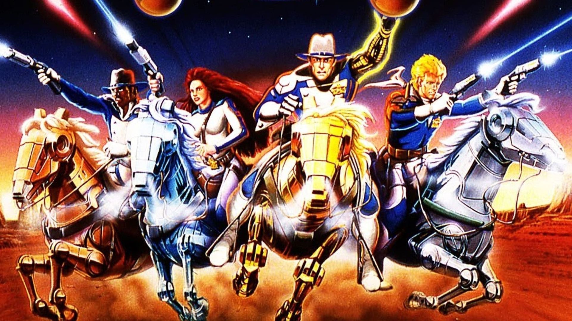 The Adventures of the Galaxy Rangers background