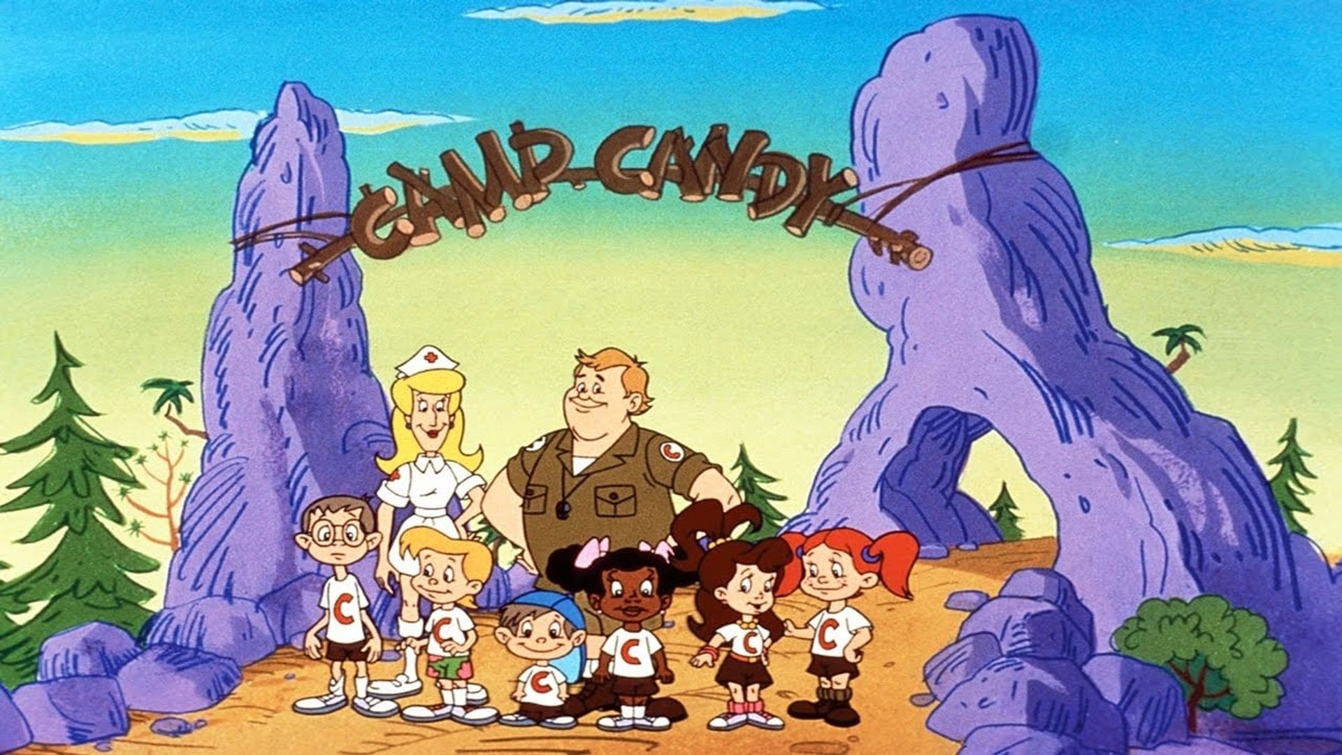 Camp Candy background