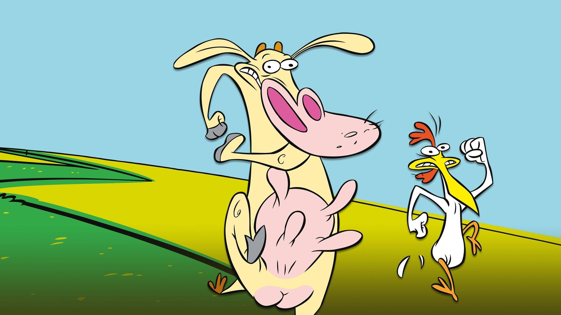 Cow and Chicken background