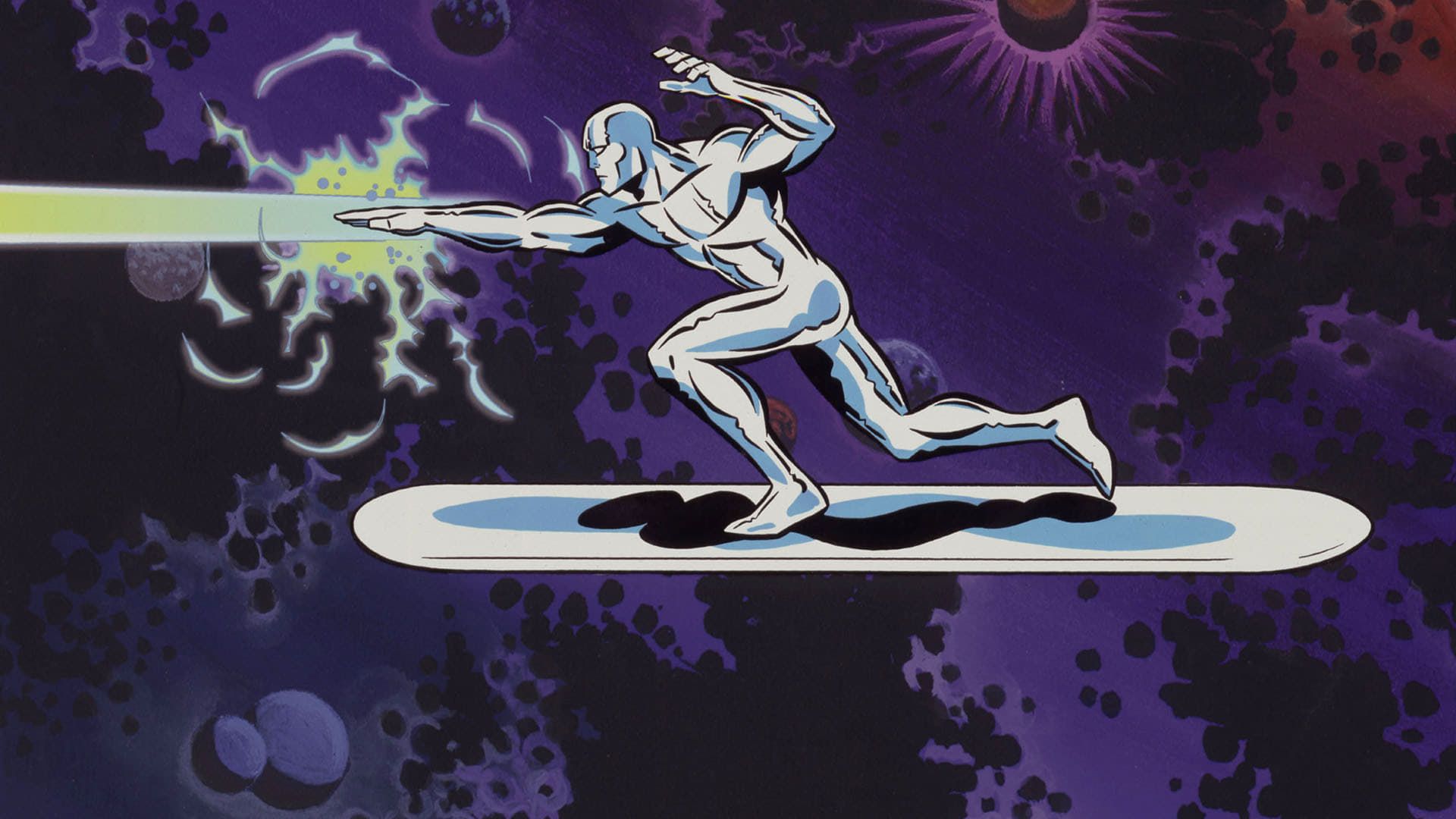 Silver Surfer background